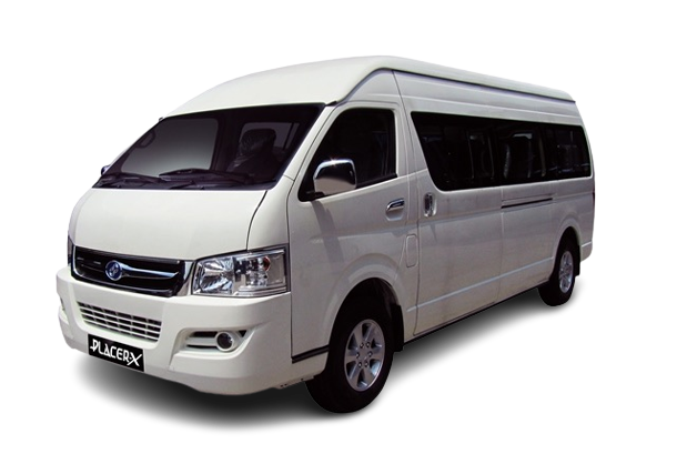 13 to 16 seater private van option